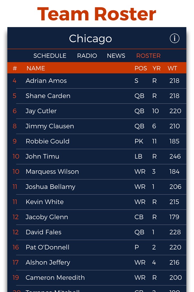 Chicago Football Radio & Live Scores screenshot 4
