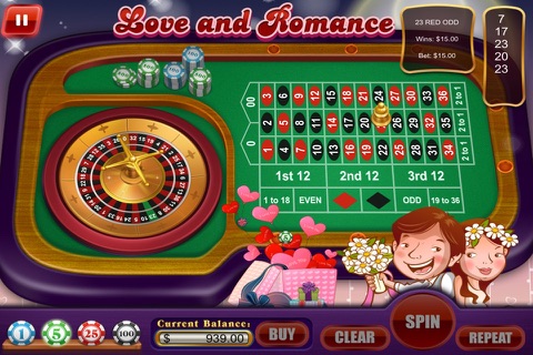 Amazing Happy Valentine's Day Love & Romance Casino - Spin Lucky Roulette Wheel Pro screenshot 4