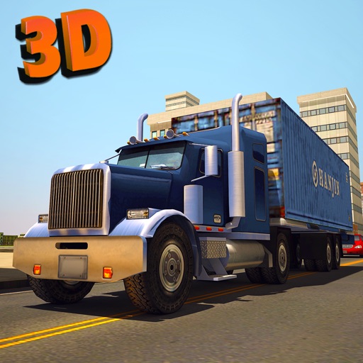 Trucker parking simulator - real highway truck driver icon