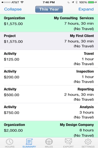 HourLink - Time Tracking, Timesheet & Billing with GPS & Mileage Expense screenshot 2