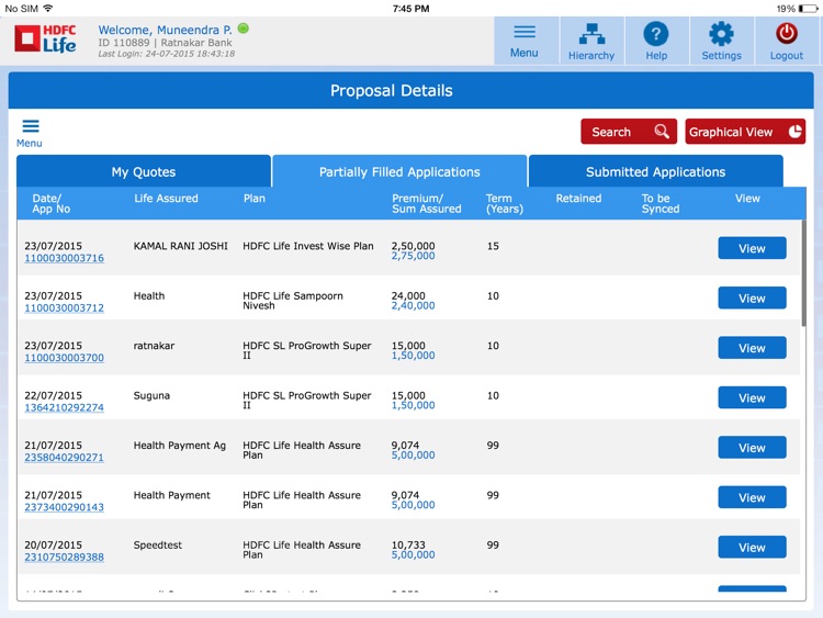 Mobile Sales Diary