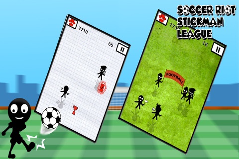 Soccer Riot Stickman League - Play Like Legends Of Football (2014 Edition) screenshot 4