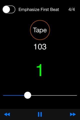 Taped Metronome screenshot 2