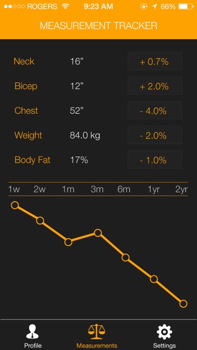My Size - BMI, Weight... screenshot1