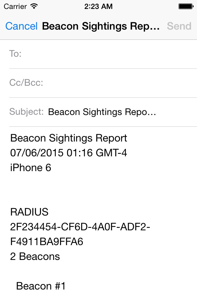 Beacon Scan screenshot 4