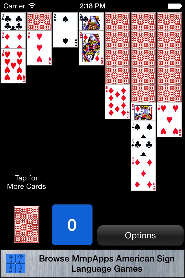 Cribbage Klondike screenshot 2