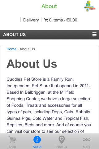 Cuddles Pet Store screenshot 3