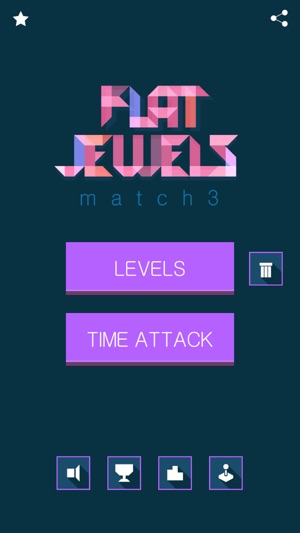 Flat Jewels Match 3