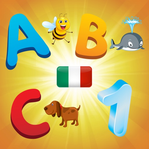 Italian Alphabet For Toddlers And Kids Learn Italian Language