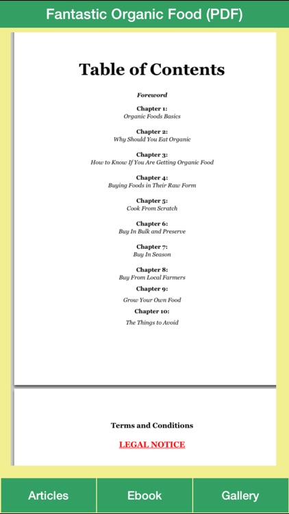 Organic Diet Guide - Have a Healthy & Fit By Eating Nutrition Food! screenshot-3