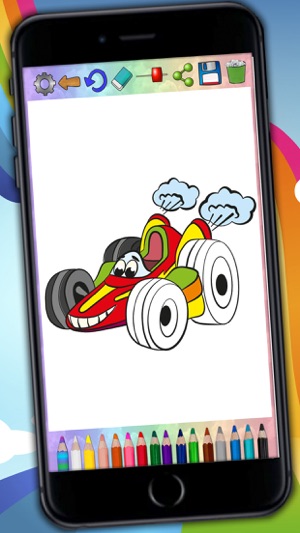 Pinta coches mágico – colorear autos y  pintar carros(圖3)-速報App