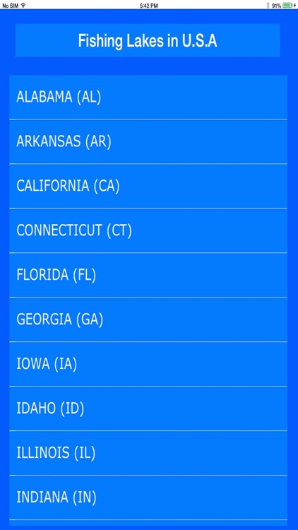Fishing Spots around USA