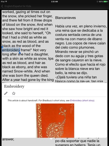 Kid Spanish Story - English and Spanish Bilingual fairy tales(age 7+) screenshot 3