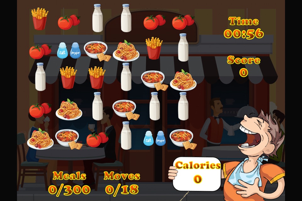 New Food Crush Free - Calorie Counter Jewels Game screenshot 3