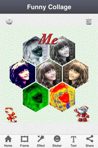 Funny Collage Pro- photo collage + picture editor + pic grid + funny stickers + cool text + photo booth effects screenshot 2