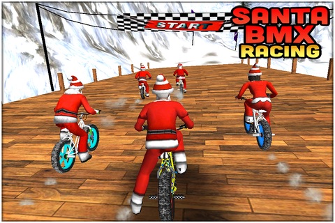 Santa BMX Racing screenshot 4