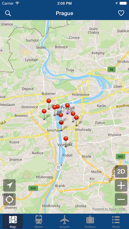 Prague Offline Map - City Metro Airport