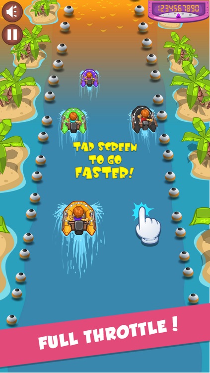 Speed-Boat Reef Racer - A fun, free water racing game