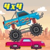 4x4 Retro Truck Run – Classic Roads Monster Legends Free