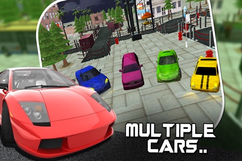 ``Car Parking Games Sports Steer Driving Impossible Challenge screenshot 2