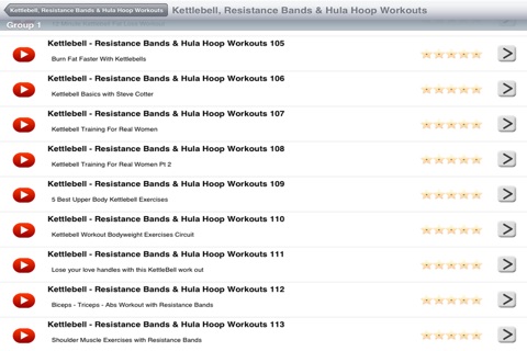 Kettlebell, Resistance Bands & Hula Hoop Workouts screenshot 2