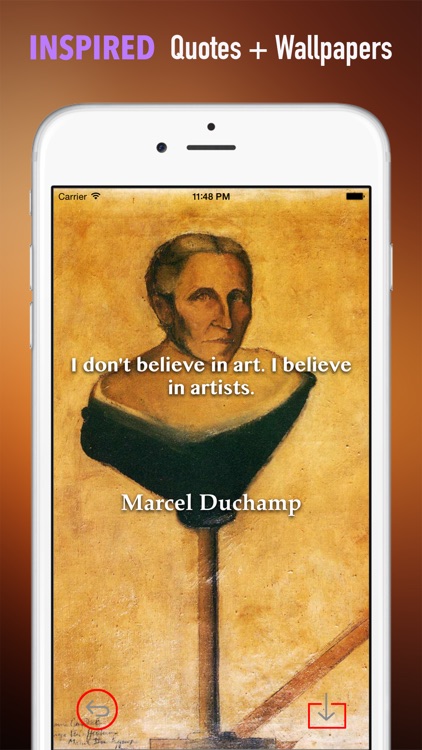 Marcel Duchamp Paintings HD Wallpaper and Quotes screenshot-4