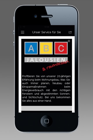 ABC-Jalousien screenshot 2