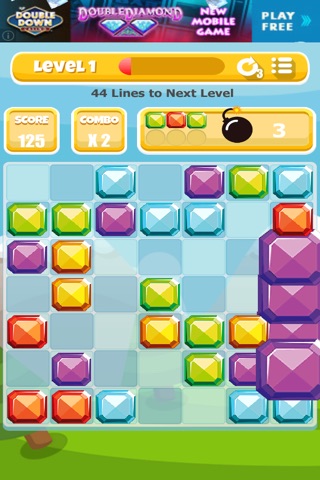 A Gem Mine: Jewel Match Line Puzzle - FREE Edition screenshot 3