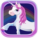 Pretty Little Unicorn Rush Rainbow Pony Games for Girls