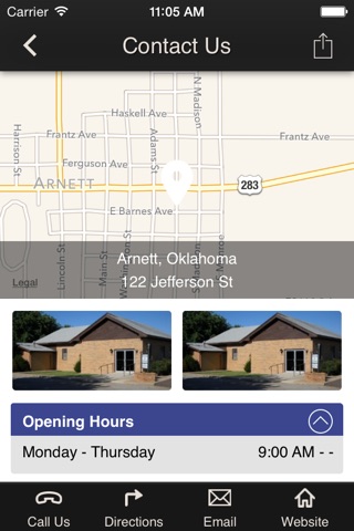 Arnett First Christian Church screenshot 2