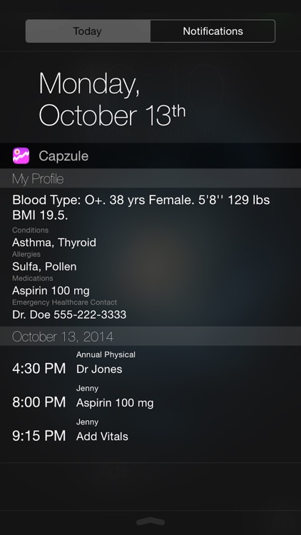 Capzule PHR - Your Personal Health Record. screenshot-4