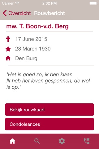 Uitvaartcentrum Texel screenshot 2