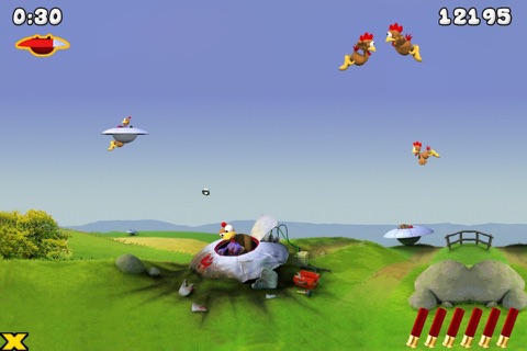 Moorhuhn - Crazy Chicken Invasion screenshot 2