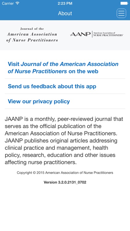 Journal of the American Association of Nurse Practitioners screenshot-4
