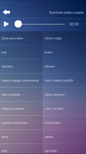 Rozmówki polsko-czeskie - nauka języka czeskiego(圖5)-速報App