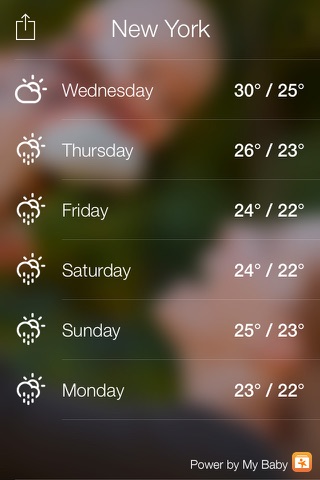 Baby Weather - New mom Pregnancy and parenting weather tools screenshot 4