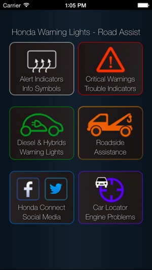 App for Honda Cars - Honda Warning Light