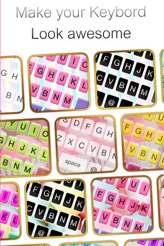 Custom Keyboard Candy : Color & Wallpaper Cute Themes Design For Pastel Sweets screenshot 3