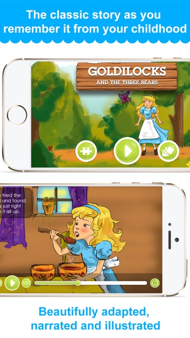 How to cancel & delete Goldilocks - narrated classic story from iphone & ipad 1