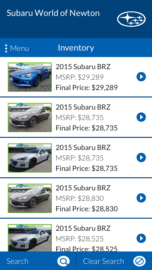 How to cancel & delete Subaru World of Newton from iphone & ipad 1