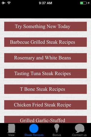 Beautiful Steak Recipes - Barbecue screenshot 2
