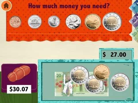 Moca Money(CAD): Coin Math for kids, educational learning games education screenshot 2