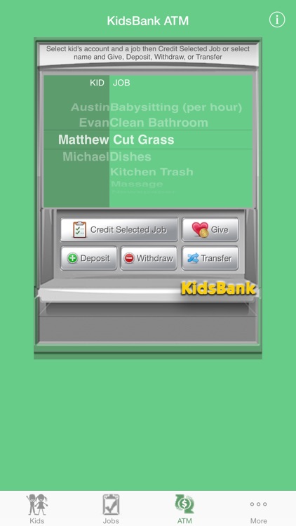 KidsBank - Allowance, Chores, and Virtual Bank
