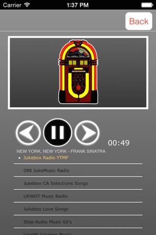 Jukebox choose to play songs screenshot 2