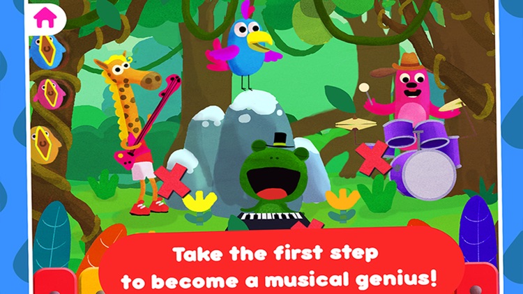 Animal Band Music Box - Fun sound and nursery rhymes jam app for your toddler and preschool aged children screenshot-4