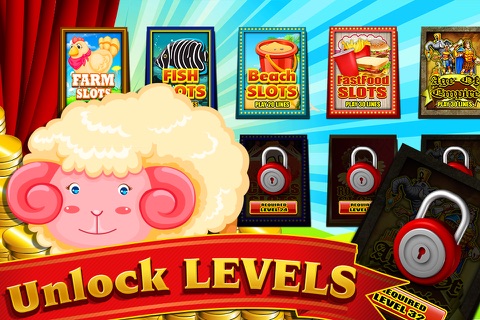 Sheep of War Jump Slide Slots of Casino screenshot 3