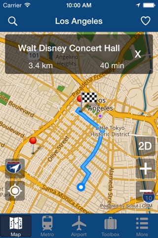 Los Angeles Offline Map - City Metro Airport screenshot 2