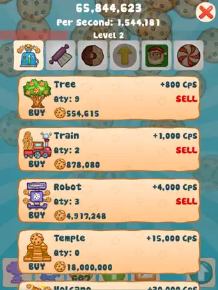 Resim 2 Cookie Clicker Collector - Best Free Idle & Incremental Game iphone