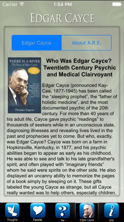 Edgar Cayce’s Thought for the Day