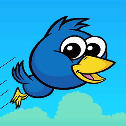 Flap Birdie Free - Blue bird back now iOS App